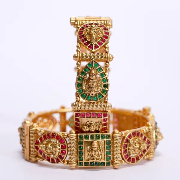Luxury_Gold_Plated_Goddess_Laxmi_Design_Pure_Brass_Bangles_for_Women_|_Bangles_Set_|_1489_-_1505_|_Latest_Stylish_Traditional_Kada_Bangles_|_Just_Like_Real_Gold_Jewellery_|_Fashion_|_SET_OF_2