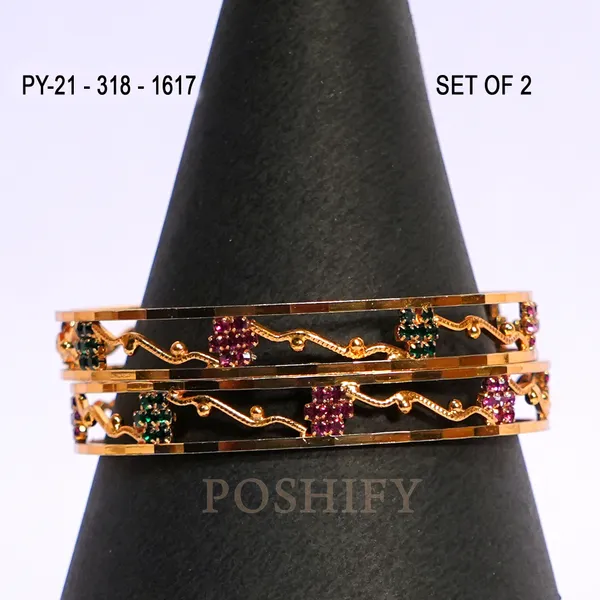 Luxury_Gold_Plated_Pure_Brass_Bangles_for_Women_|_Bangles_Set_|_318_-_1617_|_Latest_Stylish_Traditional_Kada_Bangles_|_Just_Like_Real_Gold_Jewellery_|_Fashion_|_SET_OF_2
