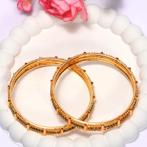Luxury_Gold_Plated_Pure_Brass_Bangles_for_Women_|_Bangles_Set_|_345_-_1603_|_Latest_Stylish_Traditional_Kada_Bangles_|_Just_Like_Real_Gold_Jewellery_|_Fashion_|_SET_OF_2