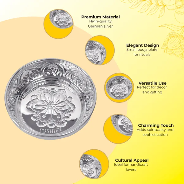 German_Silver_Handcrafted_Pooja_Plate