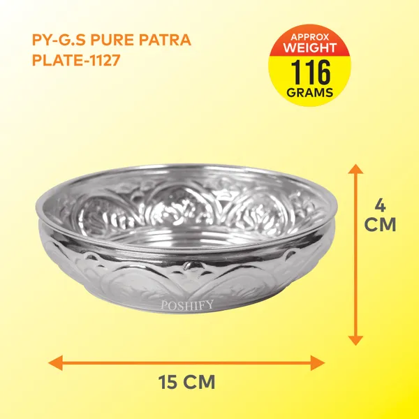German_Silver_Handcrafted_Pooja_Plate