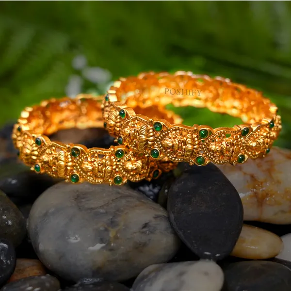 Luxury_Gold_Plated_Goddess_Laxmi_Design_Pure_Brass_Bangles_for_Women_|_Bangles_Set_|_1489_-_1505_|_Latest_Stylish_Traditional_Kada_Bangles_|_Just_Like_Real_Gold_Jewellery_|_Fashion_|_SET_OF_2