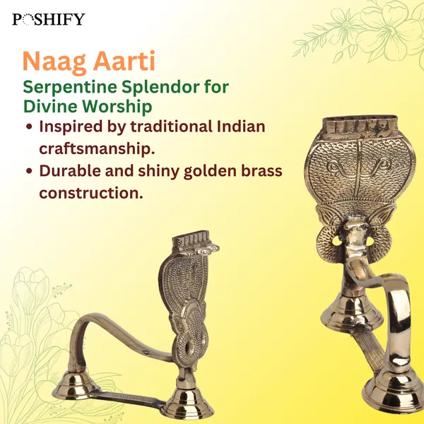 Gold_Brass_Exquisite_Serpent_Shaped_Naag_Diya