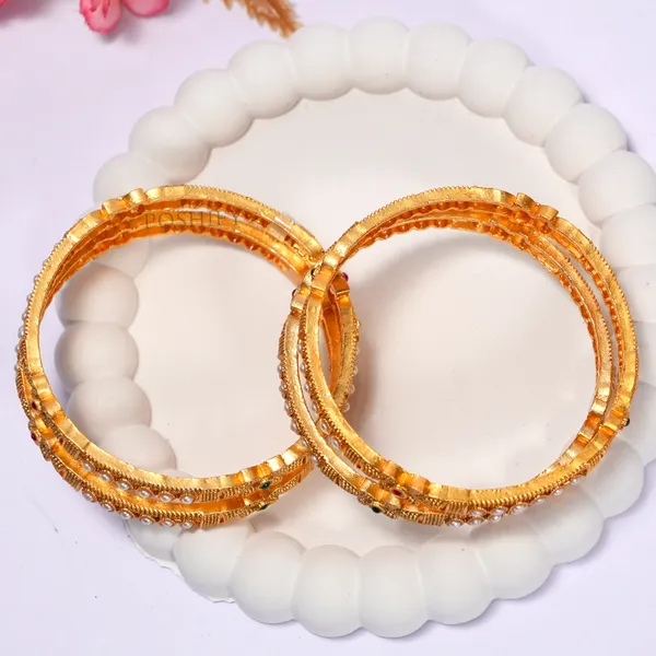 Luxury_Gold_Plated_Pure_Brass_Bangles_for_Women_|_Bangles_Set_|_2332_-_1834_|_Latest_Stylish_Traditional_Kada_Bangles_|_Just_Like_Real_Gold_Jewellery_|_Fashion_|_SET_OF_4
