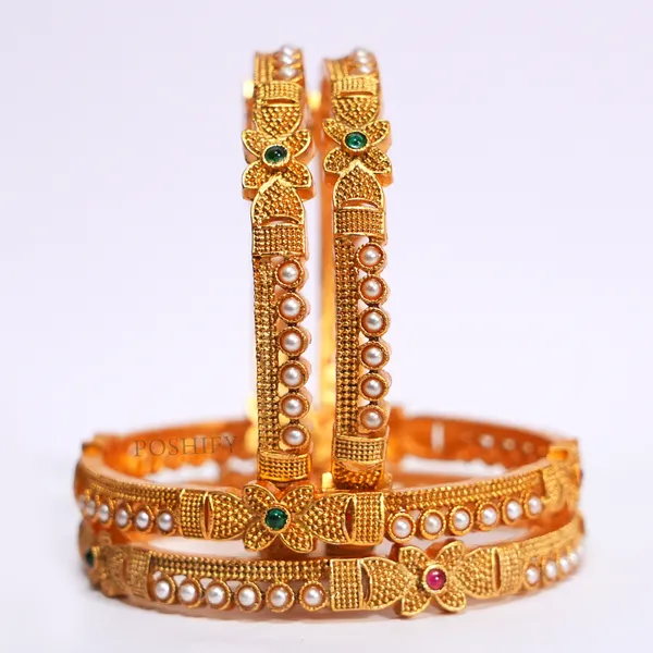 Luxury_Gold_Plated_Pure_Brass_Bangles_for_Women_|_Bangles_Set_|_2332_-_1834_|_Latest_Stylish_Traditional_Kada_Bangles_|_Just_Like_Real_Gold_Jewellery_|_Fashion_|_SET_OF_4