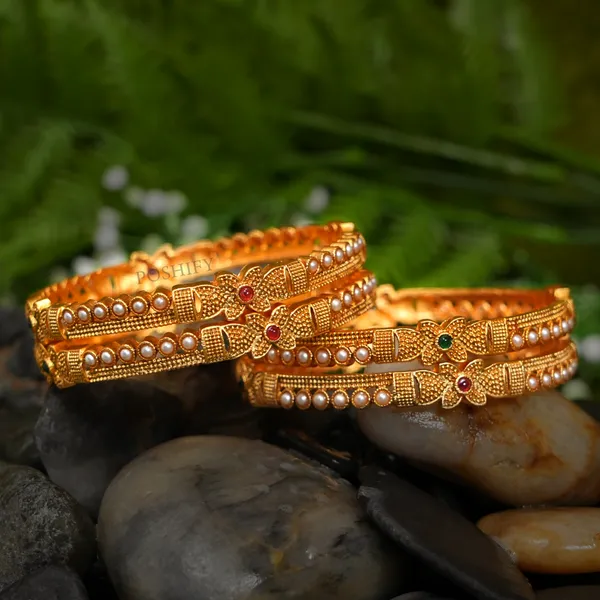 Luxury_Gold_Plated_Pure_Brass_Bangles_for_Women_|_Bangles_Set_|_2332_-_1834_|_Latest_Stylish_Traditional_Kada_Bangles_|_Just_Like_Real_Gold_Jewellery_|_Fashion_|_SET_OF_4