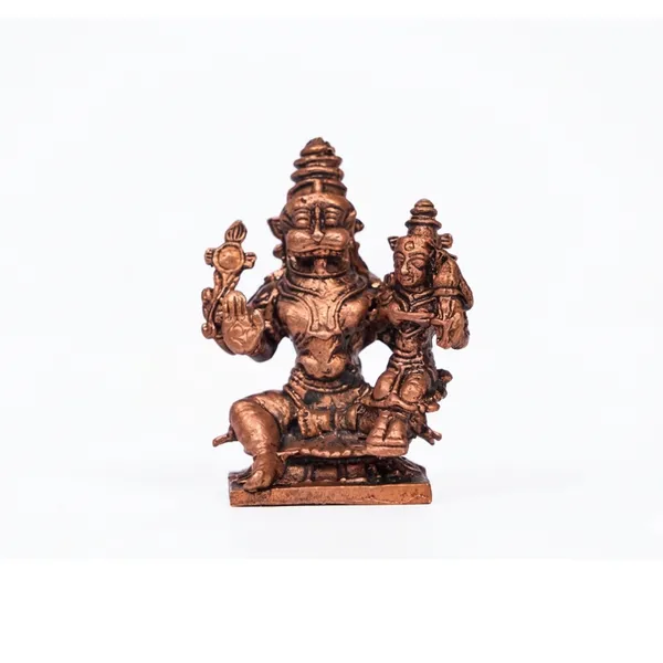 NARASIMHA_LAKSHMI_COPPER_IDOL