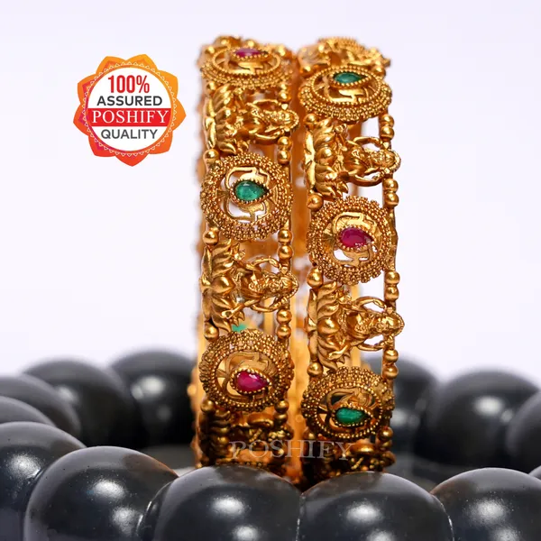 Luxury_Gold_Plated_Goddess_Laxmi_Design_Pure_Brass_Bangles_for_Women_|_Bangles_Set_|_1489_-_1505_|_Latest_Stylish_Traditional_Kada_Bangles_|_Just_Like_Real_Gold_Jewellery_|_Fashion_|_SET_OF_2