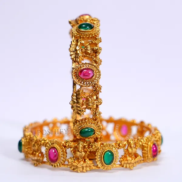 Luxury_Gold_Plated_Goddess_Laxmi_Design_Pure_Brass_Bangles_for_Women_|_Bangles_Set_|_1489_-_1505_|_Latest_Stylish_Traditional_Kada_Bangles_|_Just_Like_Real_Gold_Jewellery_|_Fashion_|_SET_OF_2