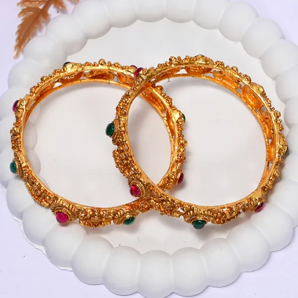 Luxury_Gold_Plated_Goddess_Laxmi_Design_Pure_Brass_Bangles_for_Women_|_Bangles_Set_|_1489_-_1505_|_Latest_Stylish_Traditional_Kada_Bangles_|_Just_Like_Real_Gold_Jewellery_|_Fashion_|_SET_OF_2