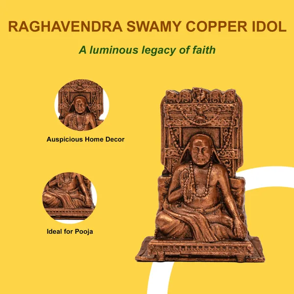 RAGHAVENDRA_SWAMY_COPPER_IDOL