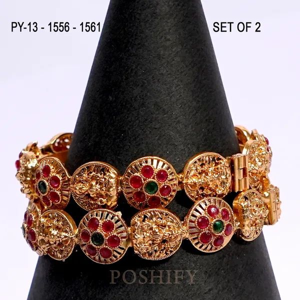 Luxury_Gold_Plated_Goddess_Laxmi_Design_Pure_Brass_Bangles_for_Women_|_Bangles_Set_|_1489_-_1505_|_Latest_Stylish_Traditional_Kada_Bangles_|_Just_Like_Real_Gold_Jewellery_|_Fashion_|_SET_OF_2