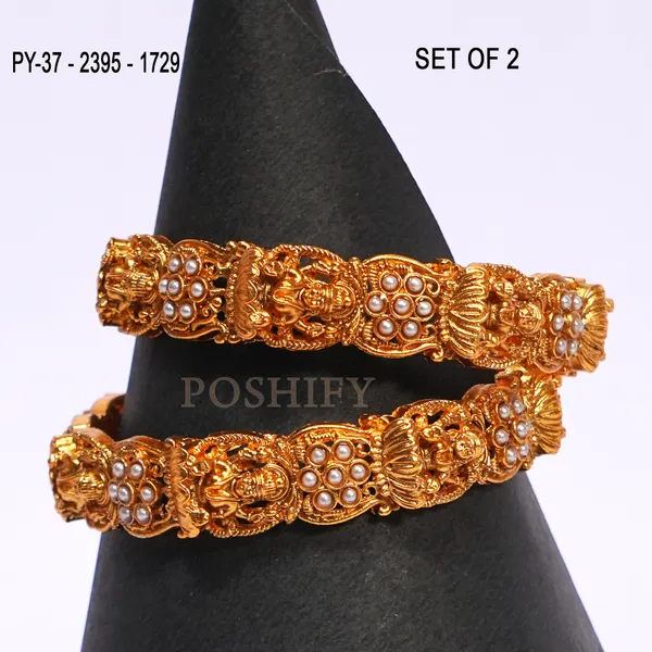 Luxury_Gold_Plated_Goddess_Laxmi_Design_Pure_Brass_Bangles_for_Women_|_Bangles_Set_|_1489_-_1505_|_Latest_Stylish_Traditional_Kada_Bangles_|_Just_Like_Real_Gold_Jewellery_|_Fashion_|_SET_OF_2