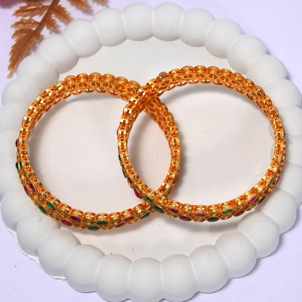 Luxury_Gold_Plated_Pure_Brass_Bangles_for_Women_|_Bangles_Set_|_2220_-_1967_|_Latest_Stylish_Traditional_Kada_Bangles_|_Just_Like_Real_Gold_Jewellery_|_Fashion_|_SET_OF_4