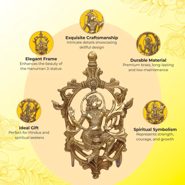 Golden_Brass_Premium_Lord_Hanuman_In_Frame_Count_Of_1