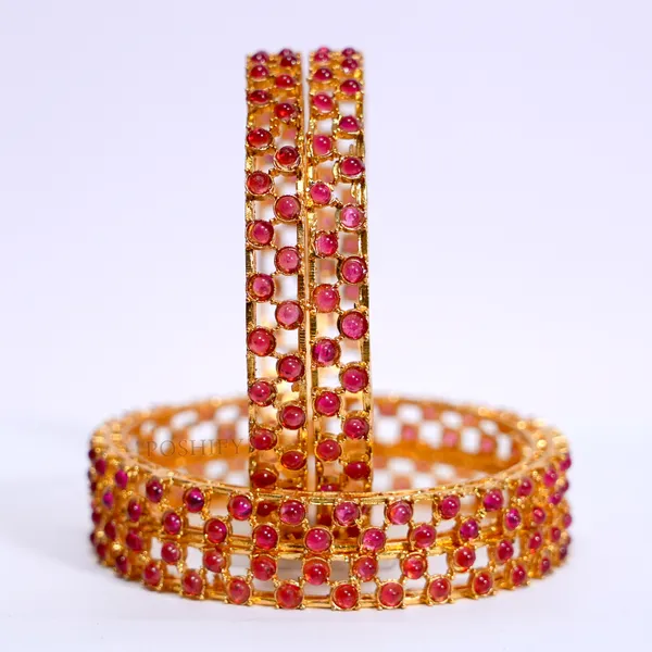 Luxury_Gold_Plated_Pure_Brass_Bangles_for_Women_|_Bangles_Set_|_2384A_-_1939_|_Latest_Stylish_Traditional_Kada_Bangles_|_Just_Like_Real_Gold_Jewellery_|_Fashion_|_SET_OF_4