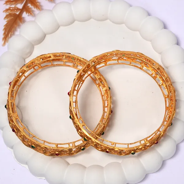 Luxury_Gold_Plated_Pure_Brass_Bangles_for_Women_|_Bangles_Set_|_2371_-_2086_|_Latest_Stylish_Traditional_Kada_Bangles_|_Just_Like_Real_Gold_Jewellery_|_Fashion_|_SET_OF_2