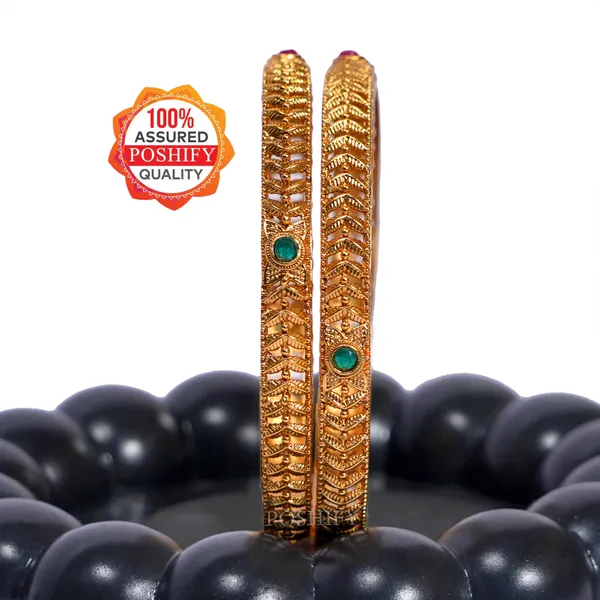 Luxury_Gold_Plated_Pure_Brass_Bangles_for_Women_|_Bangles_Set_|_2390_-_1960_|_Latest_Stylish_Traditional_Kada_Bangles_|_Just_Like_Real_Gold_Jewellery_|_Fashion_|_SET_OF_4