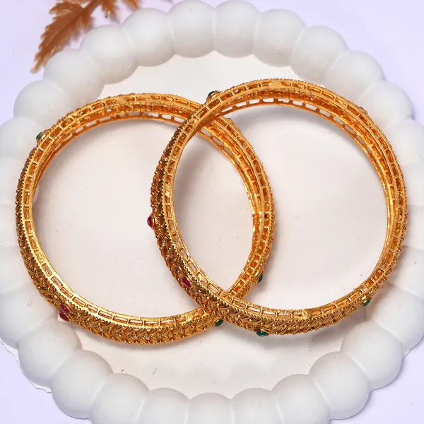 Luxury_Gold_Plated_Pure_Brass_Bangles_for_Women_|_Bangles_Set_|_2390_-_1960_|_Latest_Stylish_Traditional_Kada_Bangles_|_Just_Like_Real_Gold_Jewellery_|_Fashion_|_SET_OF_4