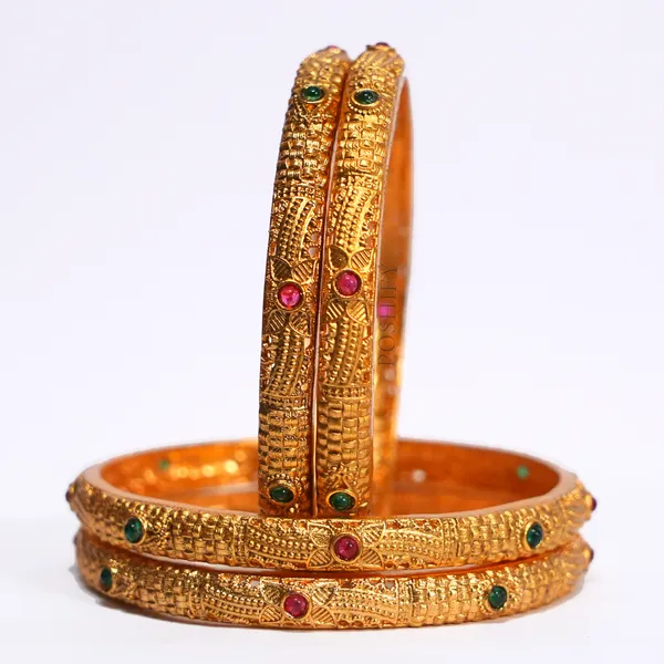 Luxury_Gold_Plated_Pure_Brass_Bangles_for_Women_|_Bangles_Set_|_2412_-_1904_|_Latest_Stylish_Traditional_Kada_Bangles_|_Just_Like_Real_Gold_Jewellery_|_Fashion_|_SET_OF_4