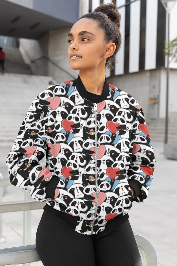 Black_Cotton_Bomber_Jacket_For_Women