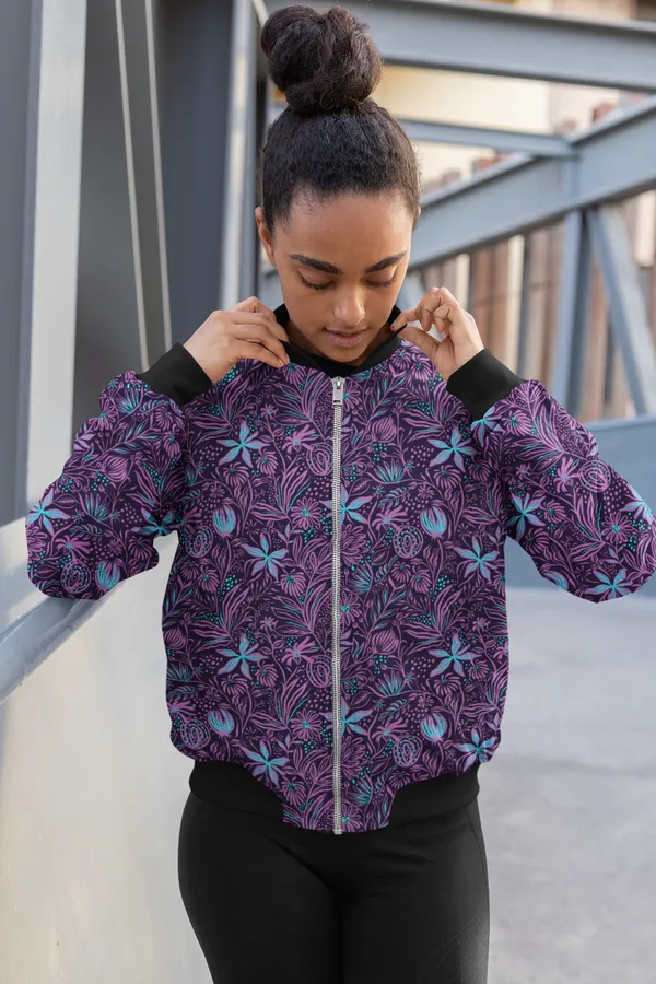 Purple_Cotton_Bomber_Jacket_For_Women