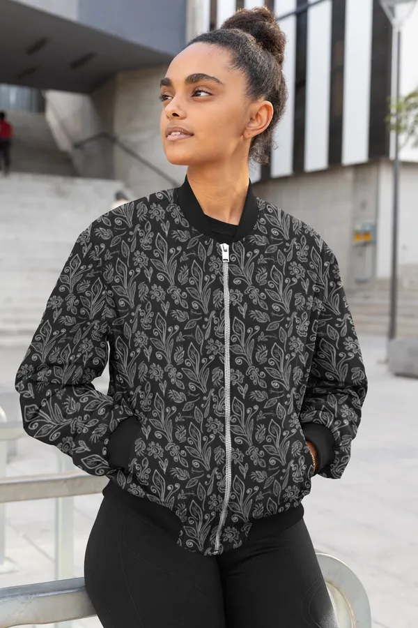 Black_Cotton_Bomber_Jacket_For_Women