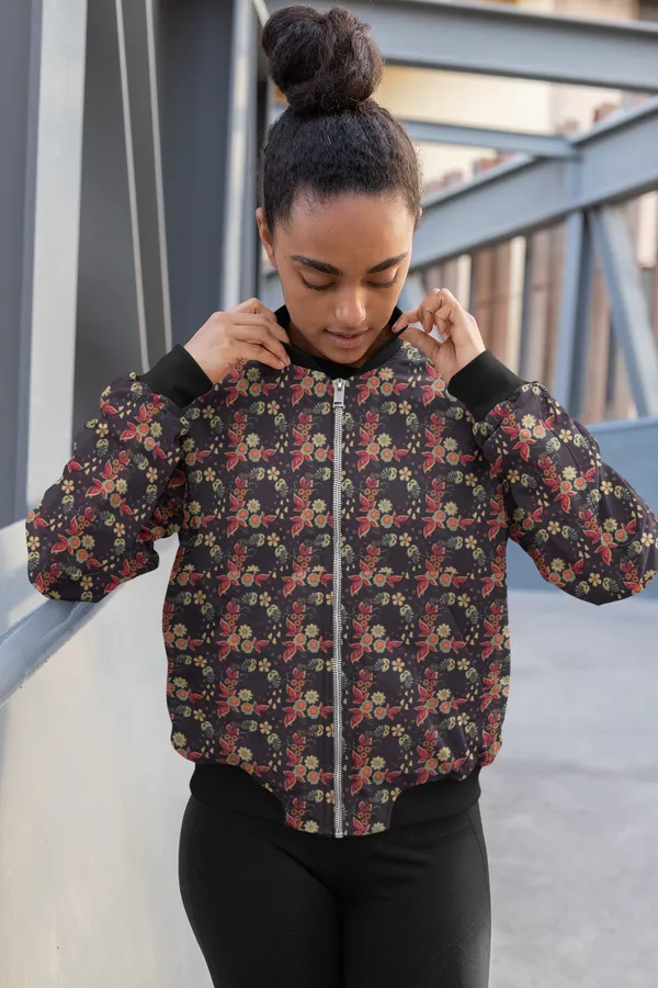 Multicolor_Cotton_Bomber_Jacket_For_Women