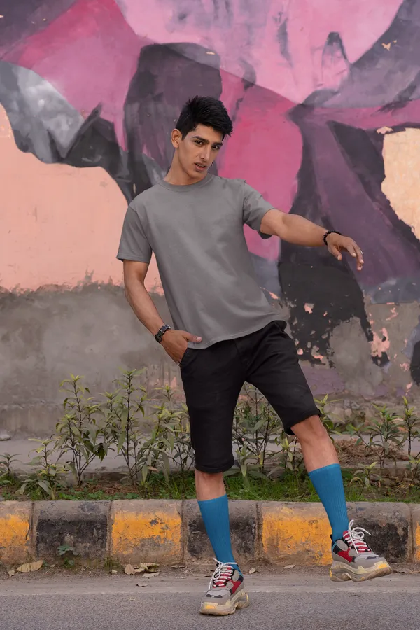 Charcoal_Cotton_Regular_Fit_T-Shirt_For_Men