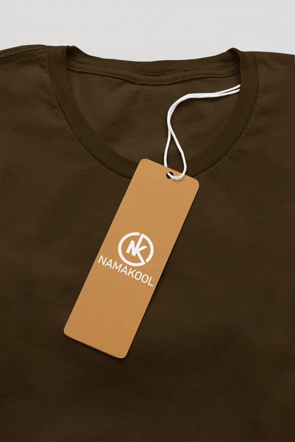 Coffee_Brown_Cotton_Regular_Fit_T-Shirt_For_Men