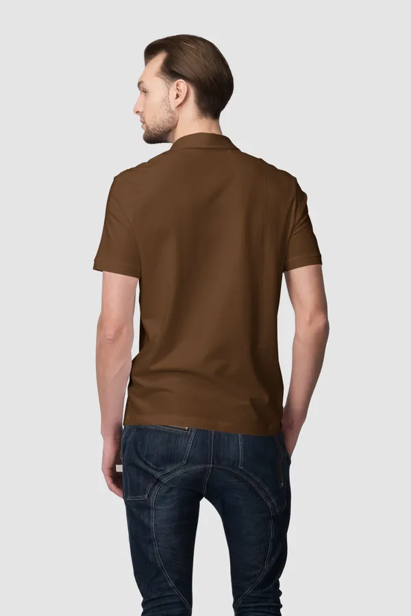 Coffee_Cotton_Regular_Fit_Polo_T-Shirt_For_Men