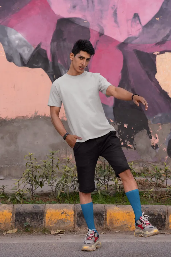 Grey_Cotton_Regular_Fit_T-Shirt_For_Men