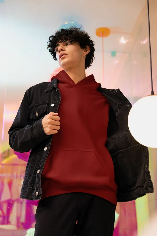 Maroon_Cotton_Regular_Fit_Hoodie_For_Men