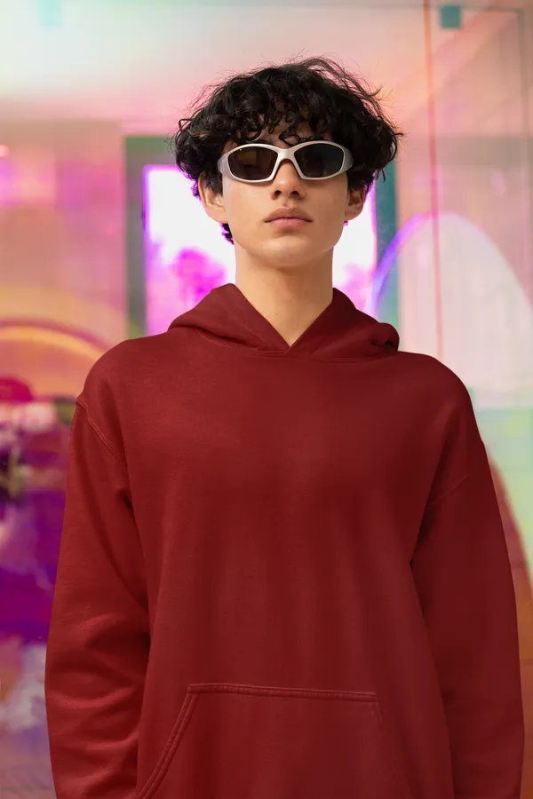 Maroon_Cotton_Regular_Fit_Hoodie_For_Men