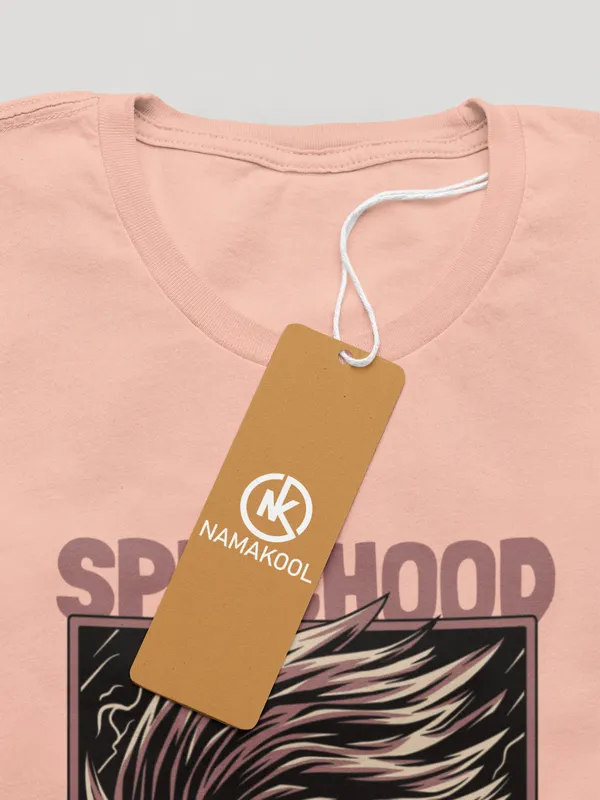 Pink_Cotton_Regular_Fit_T-Shirt_For_Men