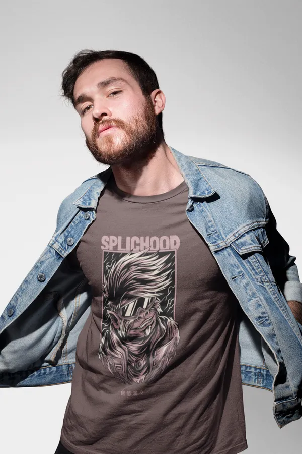 Brown_Cotton_Regular_Fit_T-Shirt_For_Men