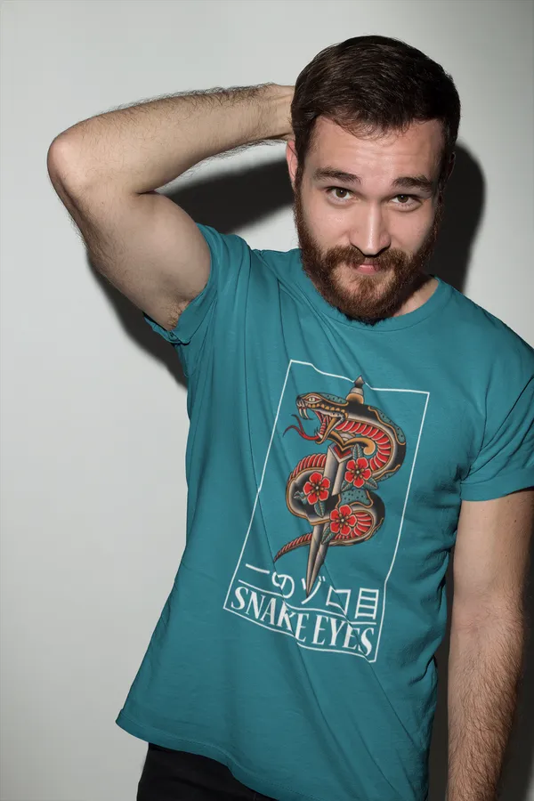Teal_Cotton_Regular_Fit_T-Shirt_For_Men
