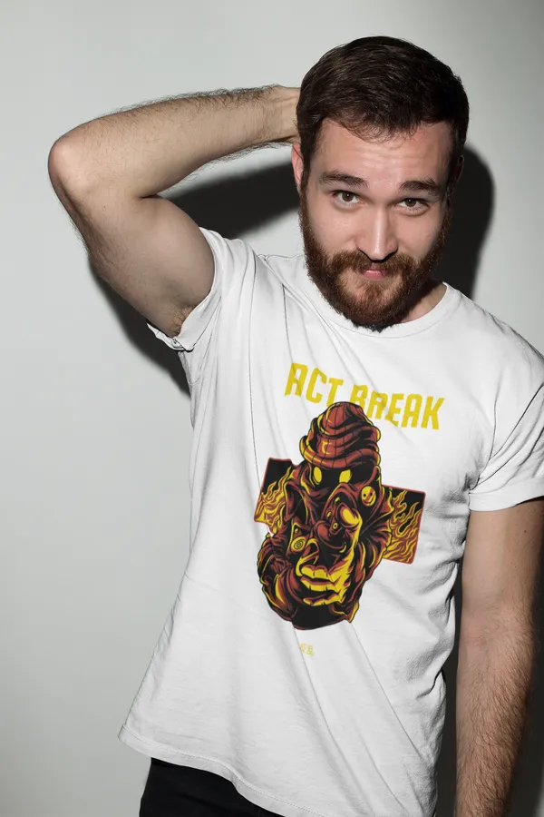 White_Cotton_Regular_Fit_T-Shirt_For_Men