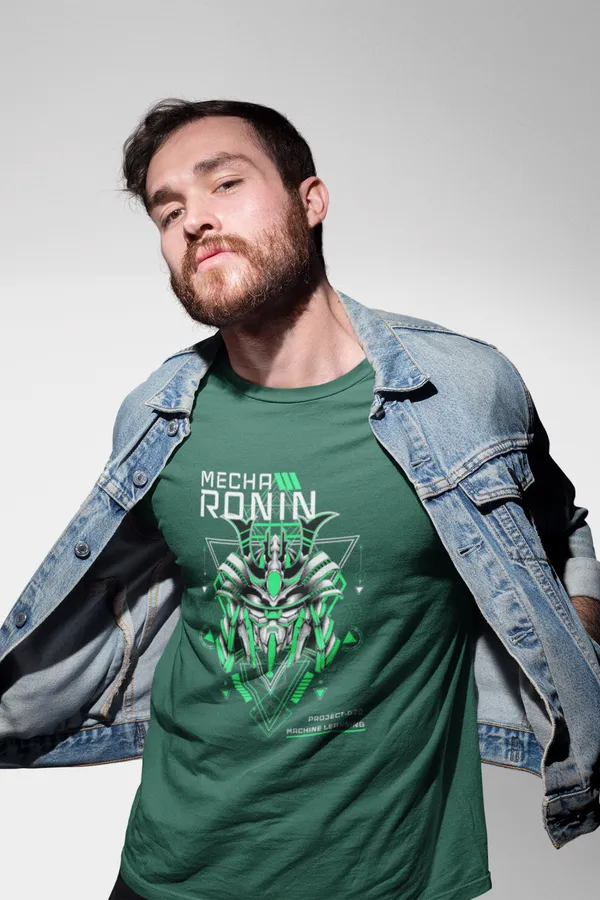 Green_Cotton_Regular_Fit_T-Shirt_For_Men