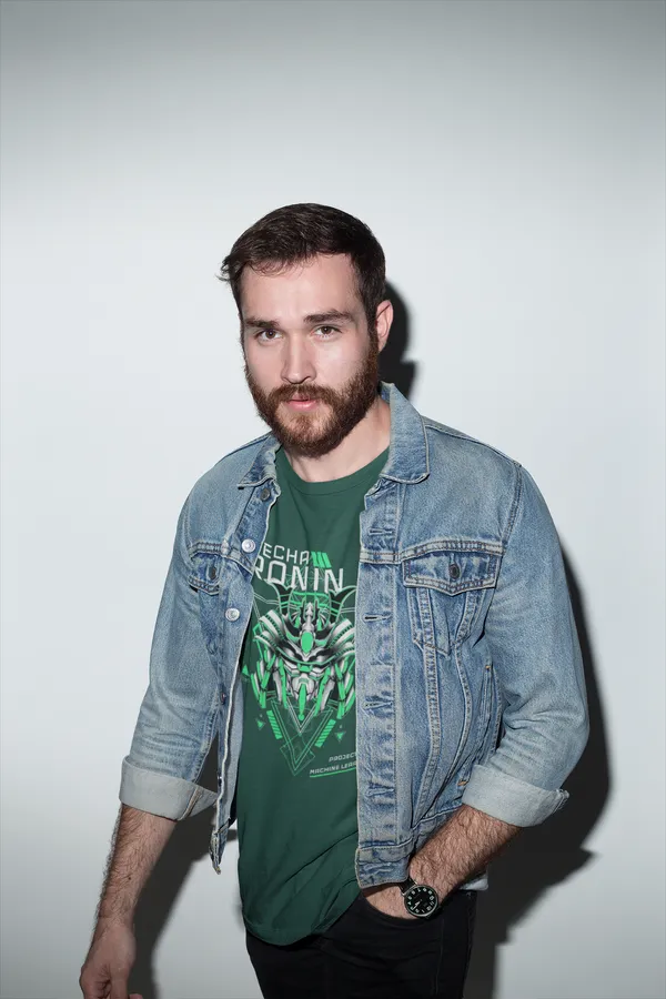 Green_Cotton_Regular_Fit_T-Shirt_For_Men