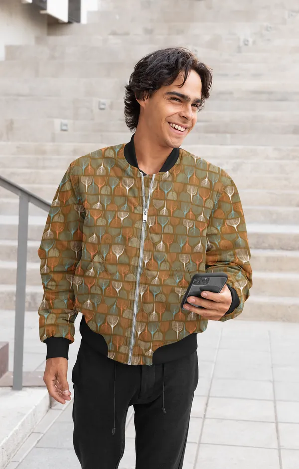 Dark_Yellow_Cotton_Bomber_Jacket_For_Men