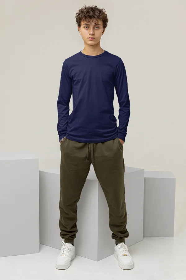 Navy_Cotton_Regular_Fit_T-Shirt_For_Men