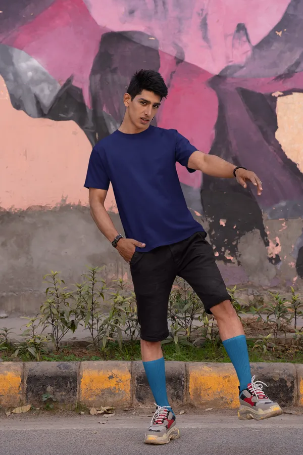 Navy_Cotton_Regular_Fit_T-Shirt_For_Men