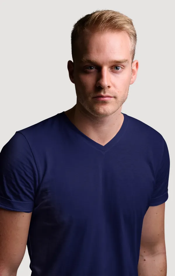 Navy_Cotton_Regular_Fit_T-Shirt_For_Men
