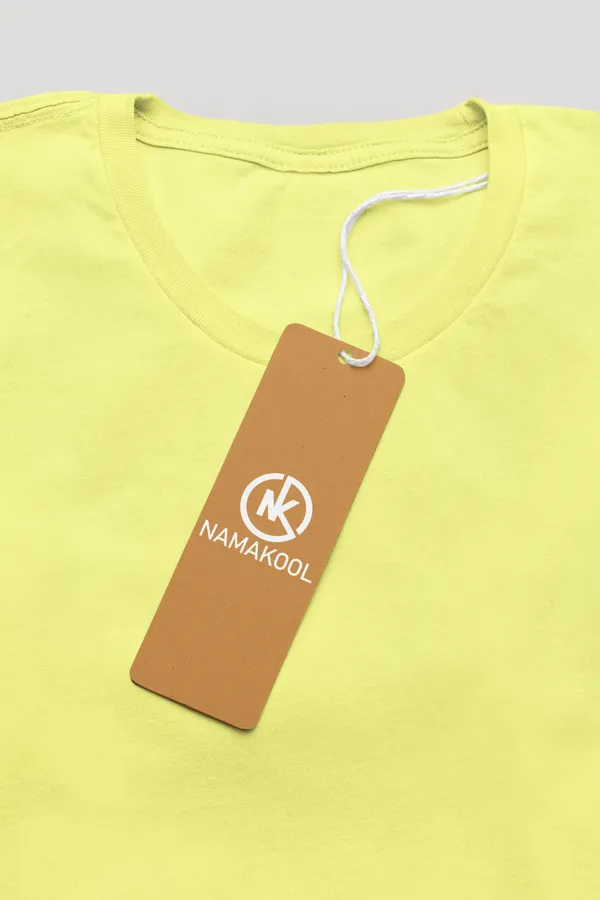 Yellow_Cotton_Regular_Fit_T-Shirt_For_Men