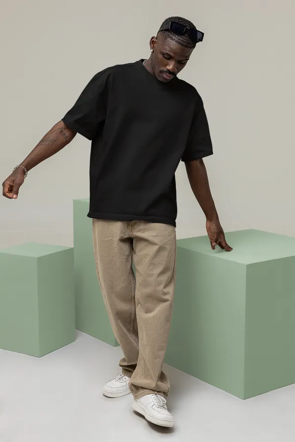 Black_Cotton_Oversized_T-Shirt_For_Men