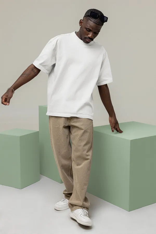 White_Cotton_Oversized_T-Shirt_For_Men