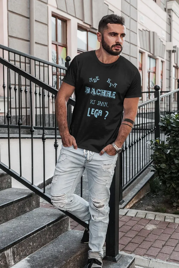 Black_Cotton_Regular_Fit_T-Shirt_For_Men