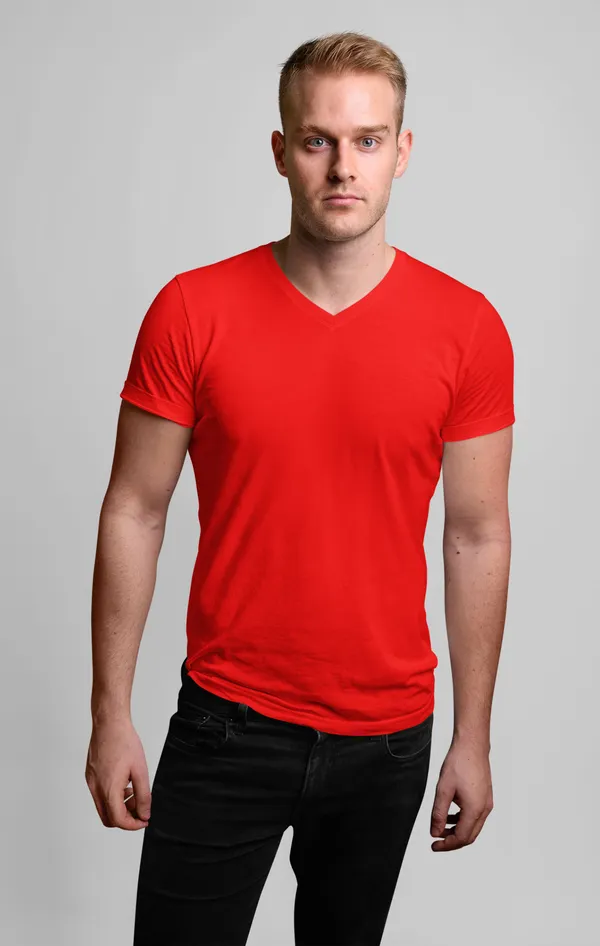 Red_Cotton_Regular_Fit_T-Shirt_For_Men