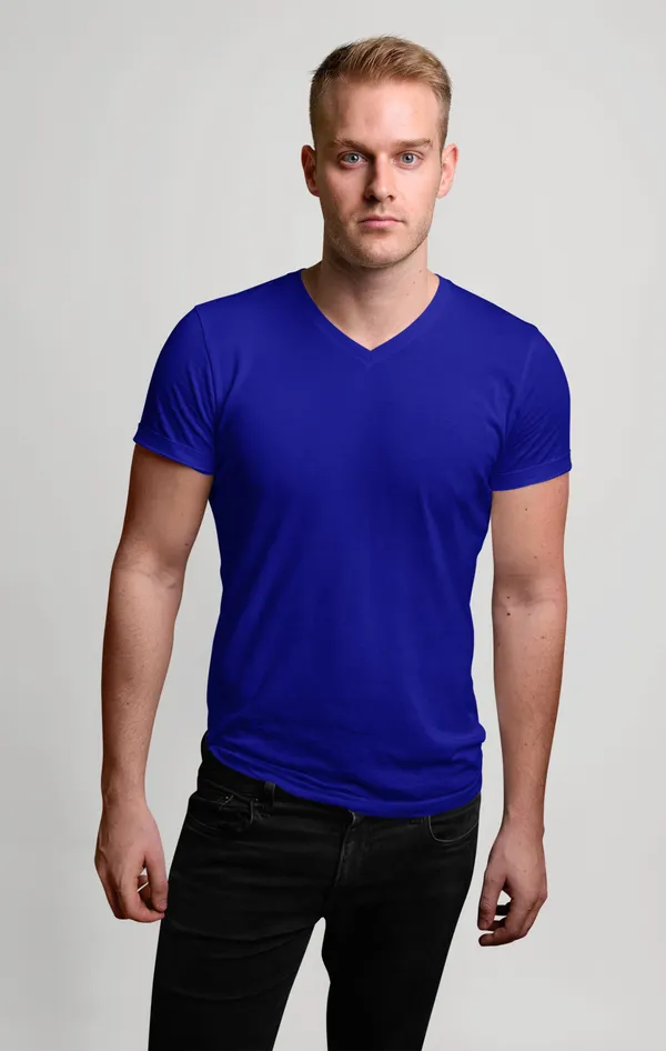 Royal_Blue_Cotton_Regular_Fit_T-Shirt_For_Men